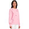 image:imageLilly Pulitzer womens Ballad Long Sleeve SweatshirtConch Shell Pink Hearts Embellishment