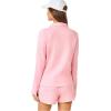 image:imageLilly Pulitzer Womens Elemis Pullover UPF 50Heathered Conch Shell Pink