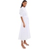 image:imageLilly Pulitzer Womens Larkyn Midi ShirtdressResort White Monarch Embroidered Cotton Swiss Dot