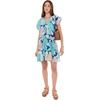 image:imageLilly Pulitzer Womens Norella Linen DressStarlight Navy Tennessees Hibiscus