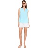 image:imageLilly Pulitzer Womens Kavalla Sleeveless RuffleCapri Blue X Resort White