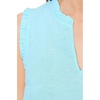 image:imageLilly Pulitzer Womens Kavalla Sleeveless RuffleCapri Blue X Resort White