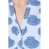 image:imageLilly Pulitzer Womens Mialeigh Elbow Sleeve DressDay Dream Blue Seashell Jacquard Yarn Dyed Stripe